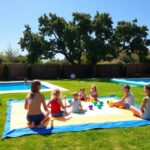 Toldos para jardines familiares, zonas de juegos y piscina