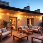 Cómo iluminar la zona del toldo con tiras led sin deslumbrar