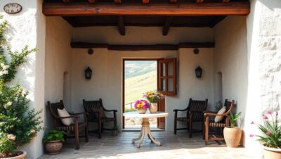 ideas de toldos para casas rusticas y viviendas de pueblo toldos top toldos exteriores protección solar